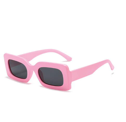 1love2hugs3kisses Square Sunglasses Women Pink