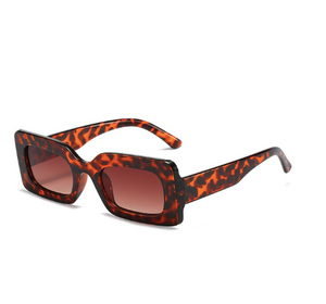 1love2hugs3kisses Square Sunglasses Women Tortoise