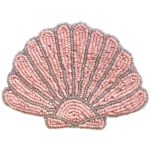 Shell Beaded Coin Purse - Pink from 1love2hugs3kisses Ibiza