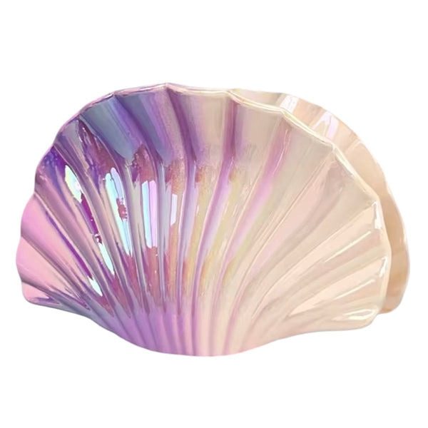 Shell Hair Claw – Mermaid Lilac Glow available at 1love2hugs3kisses ibiza