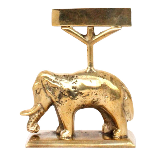 À la Collection Elephant Card Holder - Gold Available at 1love2hugs3kisses Ibiza