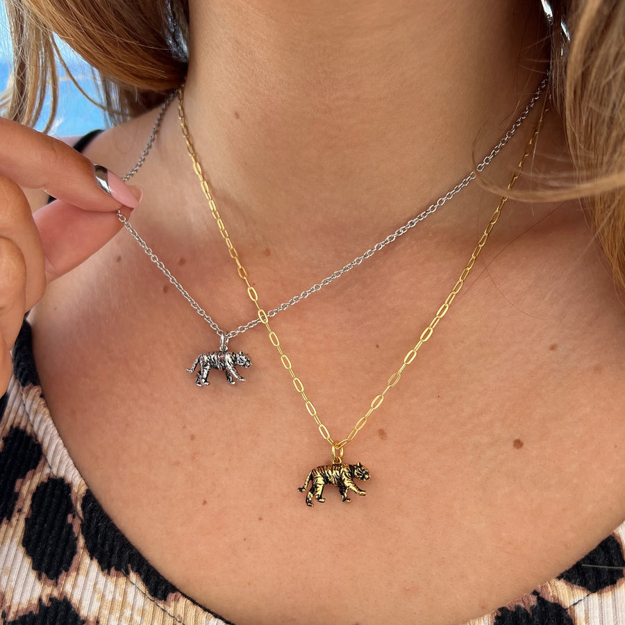 ANGEL ROCKS BORN TO BE WILD NECKLACE SILVER available at 1Love2Hugs3Kisses ibiza 