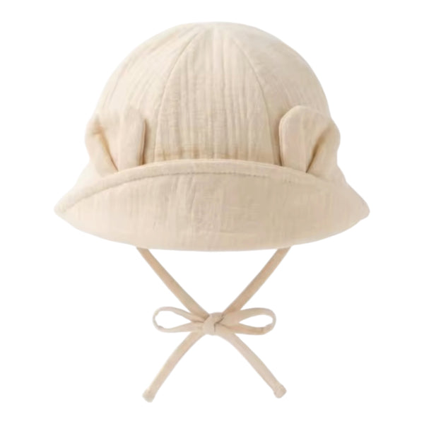 Baby Sun Hat with Ears – Beige Available at 1love2hugs3kisses Ibiza 
