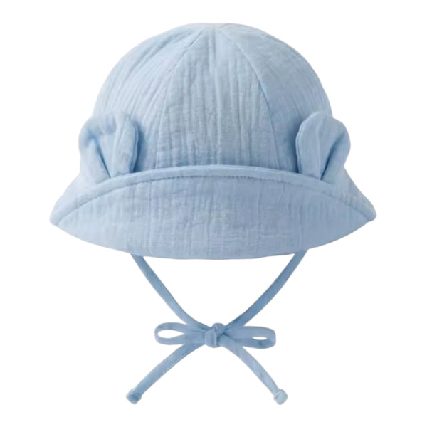 Baby Sun Hat with Ears – Blue Available at 1love2hugs3kisses Ibiza 