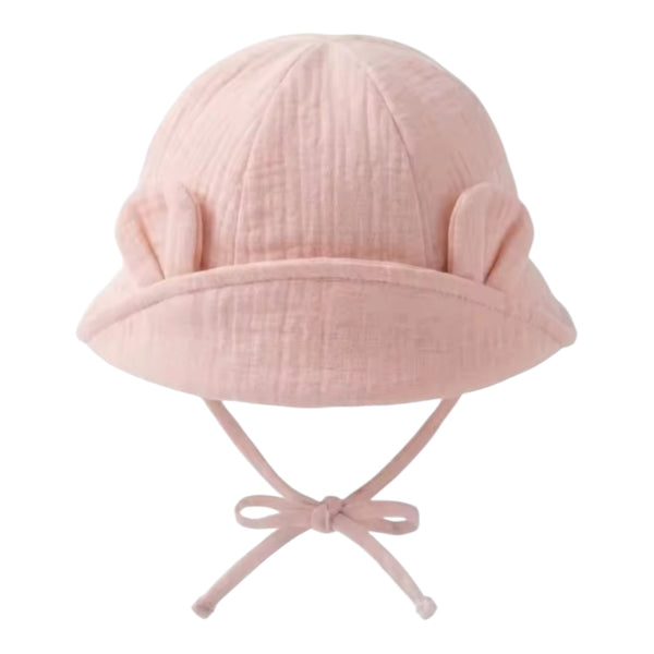 Baby Sun Hat with Ears – Pink Available at 1love2hugs3kisses Ibiza