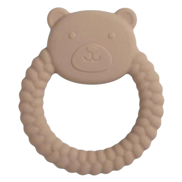 Baby bear Silicone Teether Brown