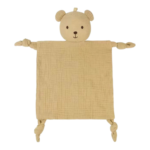 Baby Cuddle Cloth Bear - Beige available at 1love2hugs3kisses Ibiza