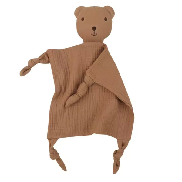 Baby Cuddle Cloth Bear - Brown From 1love2hugs3kisses ibiza