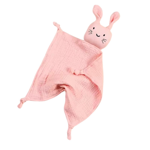 Baby Cuddle Cloth Rabbit - Pink From 1love2hugs3kisses ibiza