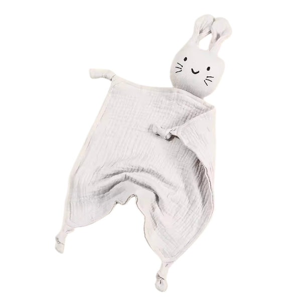 Baby Cuddle Cloth Rabbit - Grey From 1love2hugs3kisses ibiza
