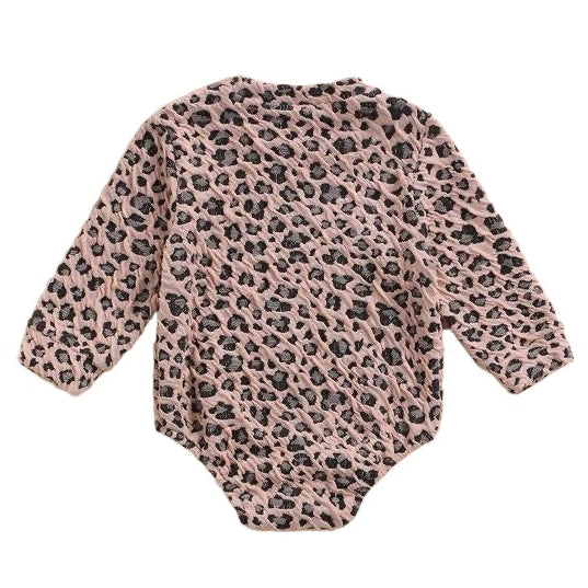 Baby Onesie Leopard - Pink available at 1love2hugs3kisses ibiza