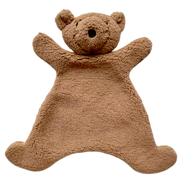 Baby Teddy Bear Cuddle Blanket - Brown available at 1love2hugs3kisses ibiza