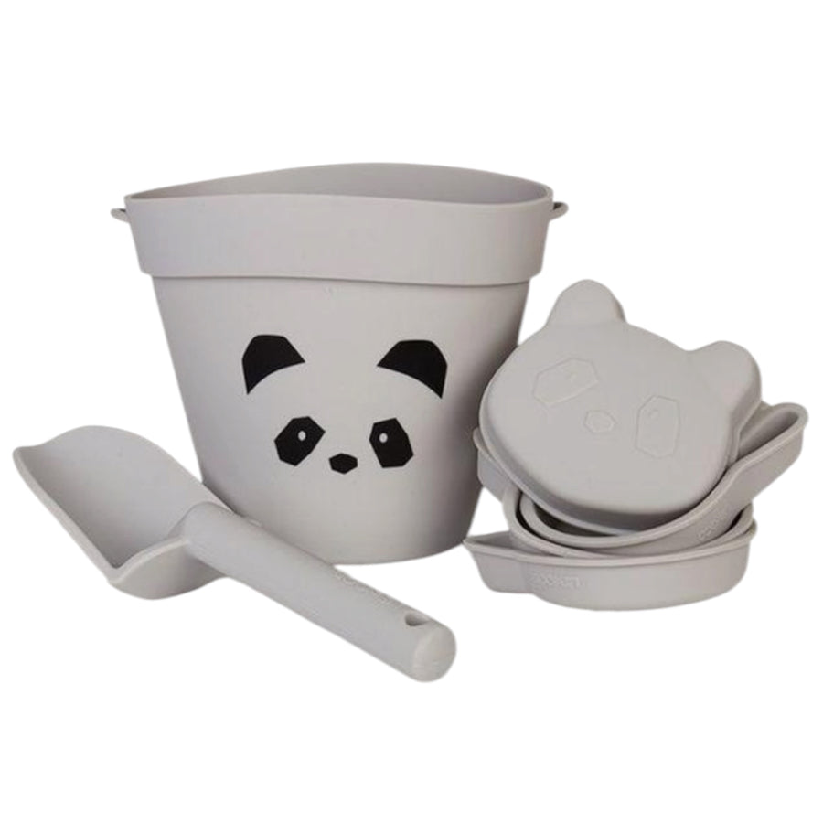 Beach Play Set Panda - Grey Available at 1love2hugs3kisses Ibiza