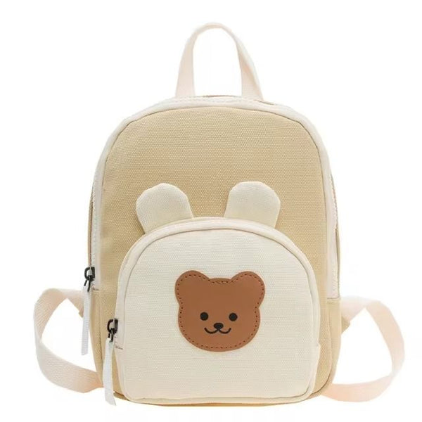 Bear Kids Backpack - Khaki available at 1love2hugs3kisses Ibiza 