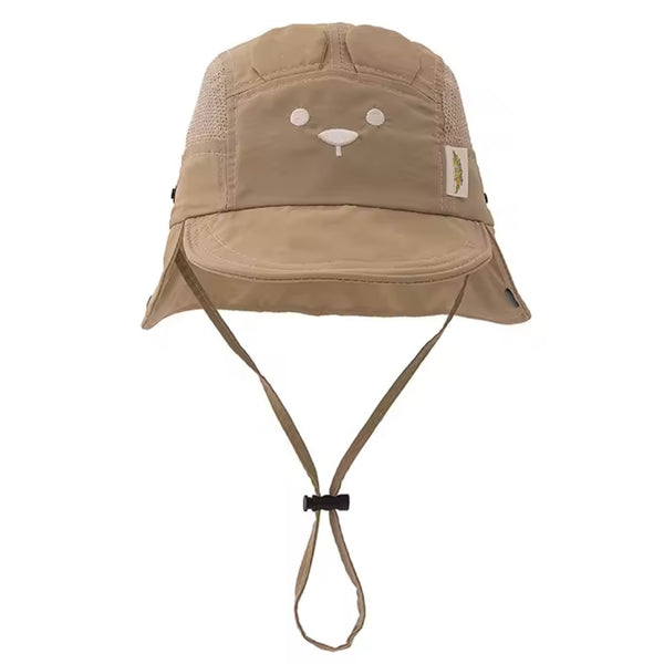 Bear Ears Baby Sun Hat – Khaki Available at 1love2hugs3kisses Ibiza