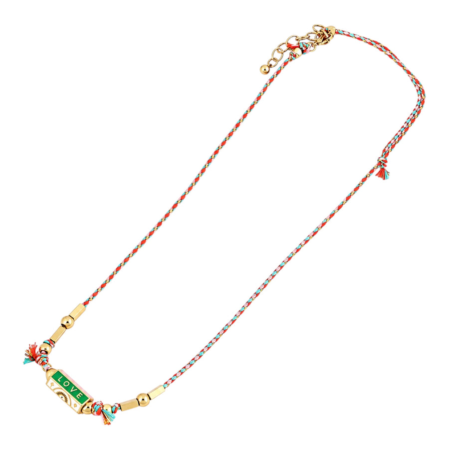 Bohemian Love Locket Necklace – Multicolor Available at 1love2hugs3kisses Ibiza