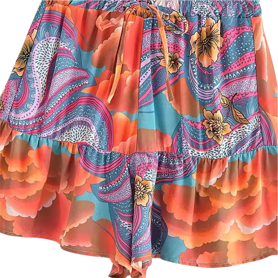 Bohemian Women Shorts Moon - Green  available at 1love2hugs3kisses ibiza