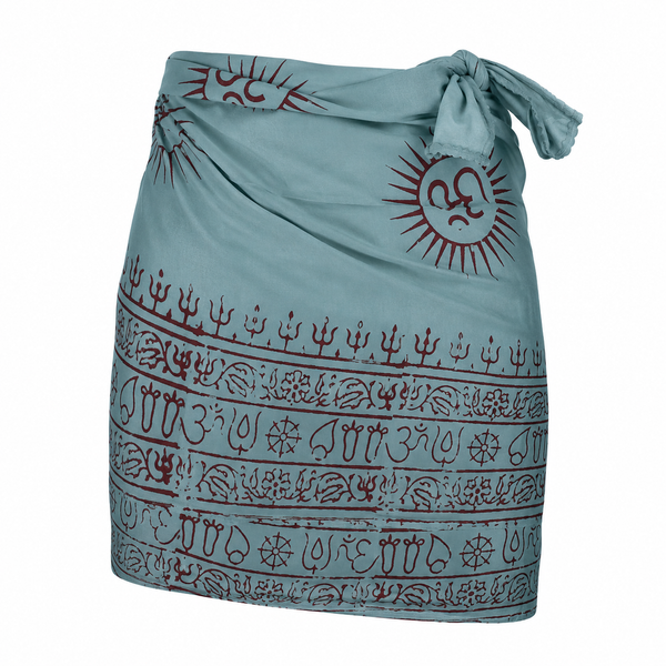 Boho Beach Pareo – Teal Blue from 1love2hugs3kisses Ibiza
