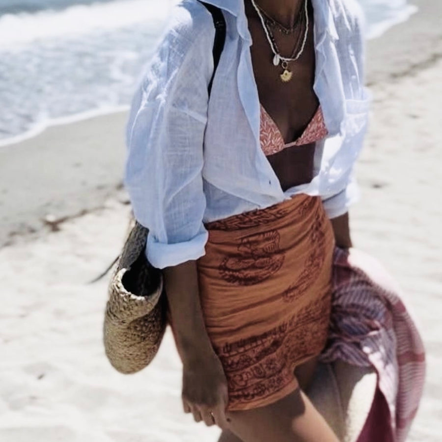 Boho Beach Pareo – Terracotta from 1love2hugs3kisses Ibiza