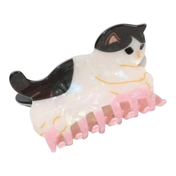 Cat Hair Claw – Pink / Black Available at 1love2hugs3kisses Ibiza
