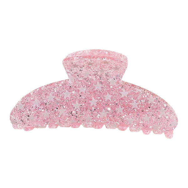 Celestial Star Hair Claw – Pink Available at 1love2hugs3kisses Ibiza