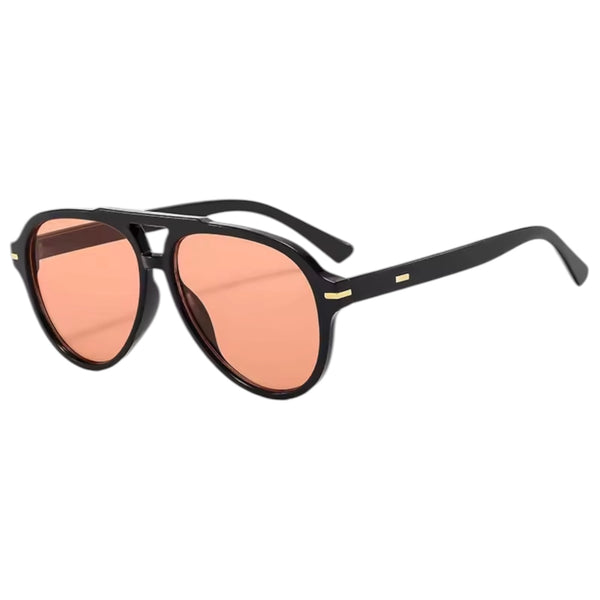 Classic Aviator Sunglasses – Black / Pink From 1love2hugs3kisses Ibiza