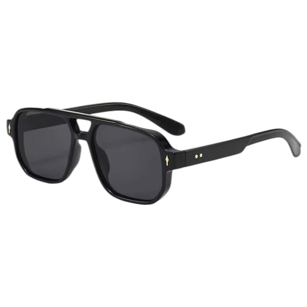 Classic Double Bridge Sunglasses – Black From 1love2hugs3kisses Ibiza