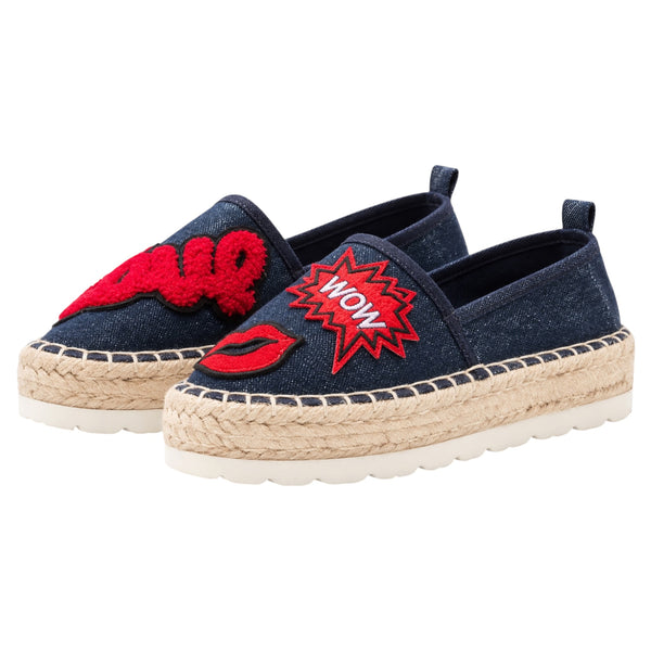 Colors Of California Espadrilles – Denim Available at 1love2hugs3kisses Ibiza 