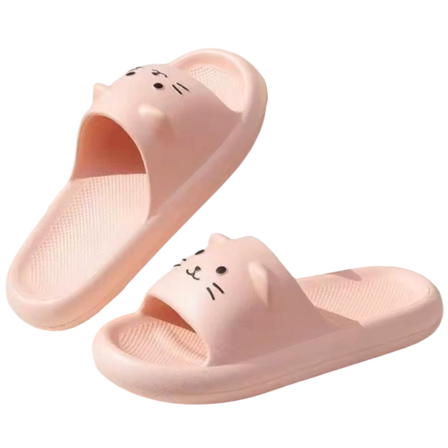Cute Cat Sliders – Blush Pink From 1love2hugs3kisses Ibiza