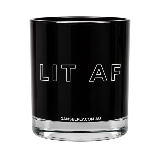 Damselfly Large Candle - Lit AF Available at 1love2hugs3kisses Ibiza