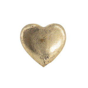 Doing Goods Holly Heart Knob brass from 1love2hugs3kisses ibiza