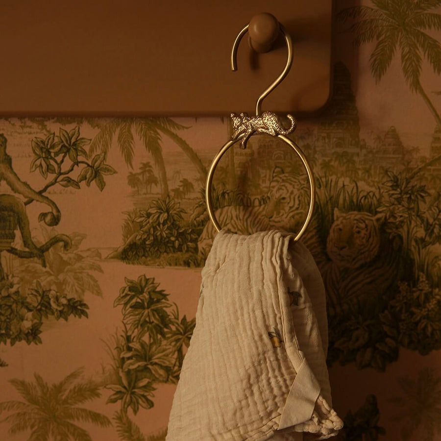 Doing Goods Jenna Leopard Round Hanger available at 1love2hugs3kisses ibiza