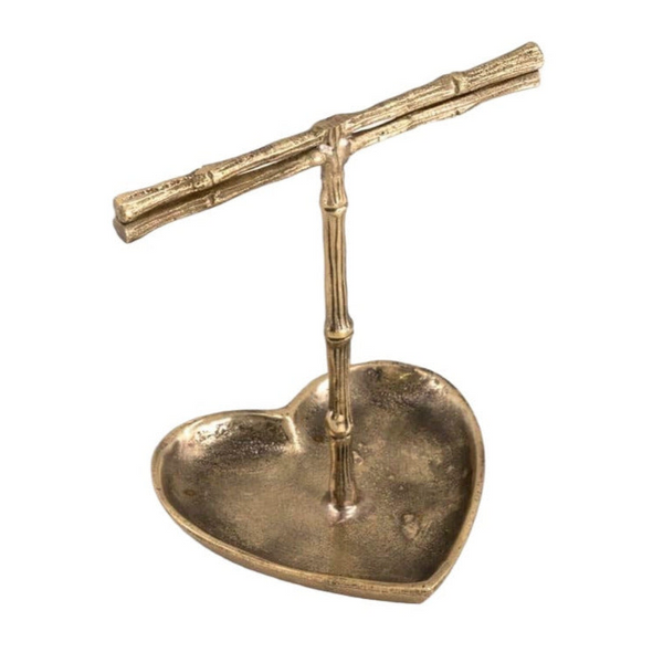 Doing Goods Lolita Bamboo Earring Holder Brass available at 1love2hugs3kisses ibiza