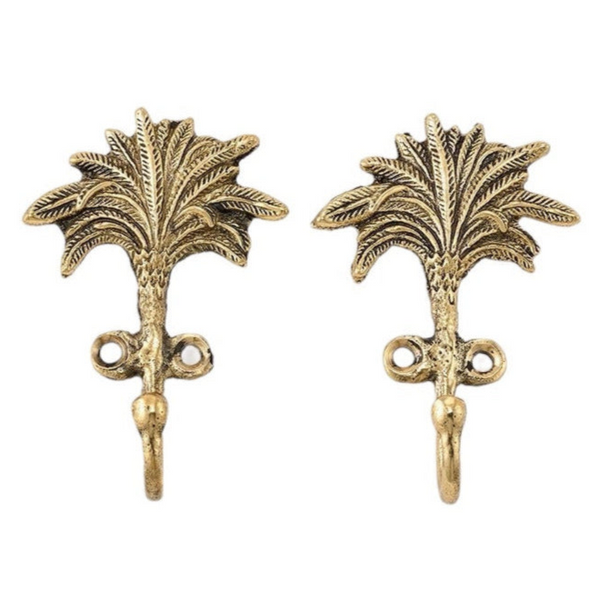 Doing Goods Marlin Palm Hook Set Brass available at 1love2hugs3kisses ibiza