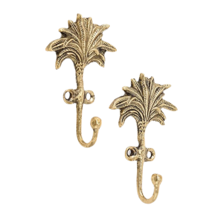 Doing Goods Marlin Palm Hook Set Brass available at 1love2hugs3kisses ibiza