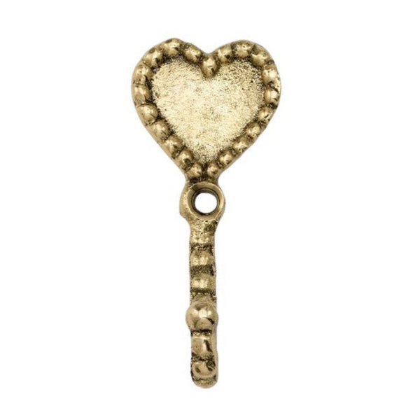 Doing Goods Saachi Heart Hook Brass available at 1love2hugs3kisses ibiza