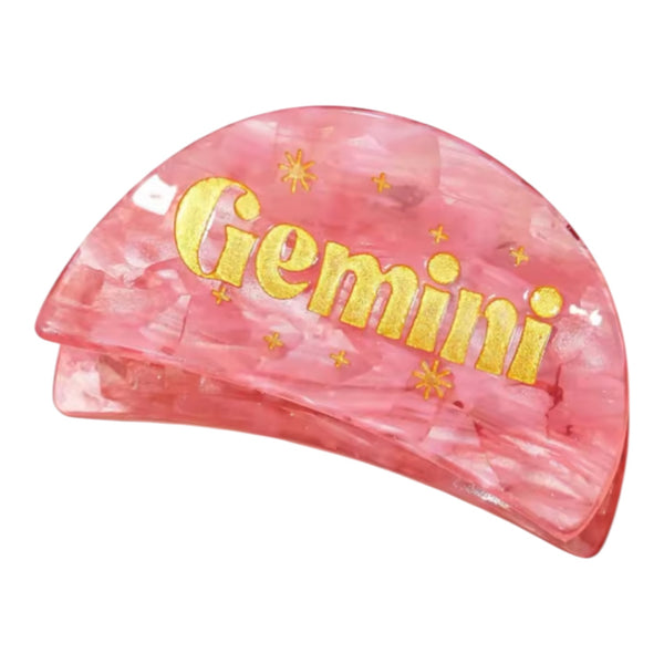 Gemini Hair Claw Clip – Pink Marble available at 1love2hugs3kisses ibiza