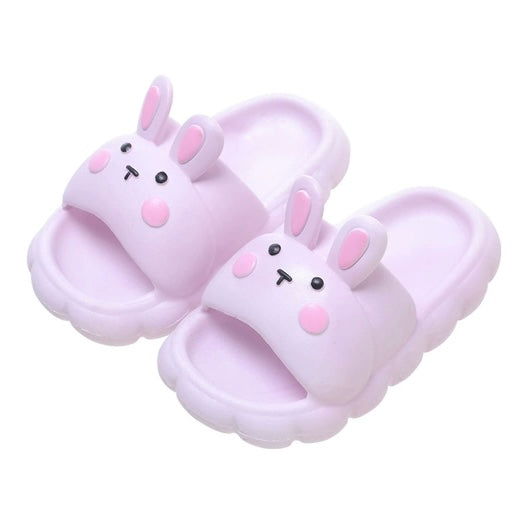 Kids Bunny Slide Sandals - Lilac From 1love2hugs3kisses Ibiza