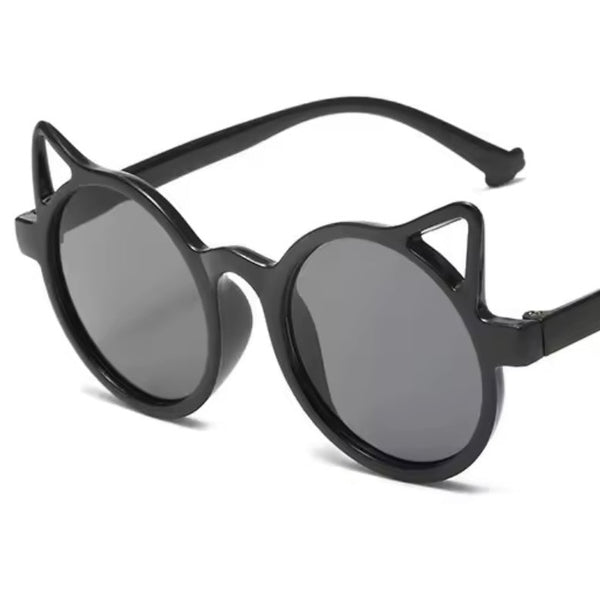 Kids Cat Sunglasses - Black available at 1love2hugs3kisses ibiza
