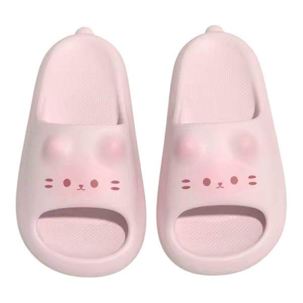 Kids Cat Sliders – Pink from 1love2hugs3kisses ibiza