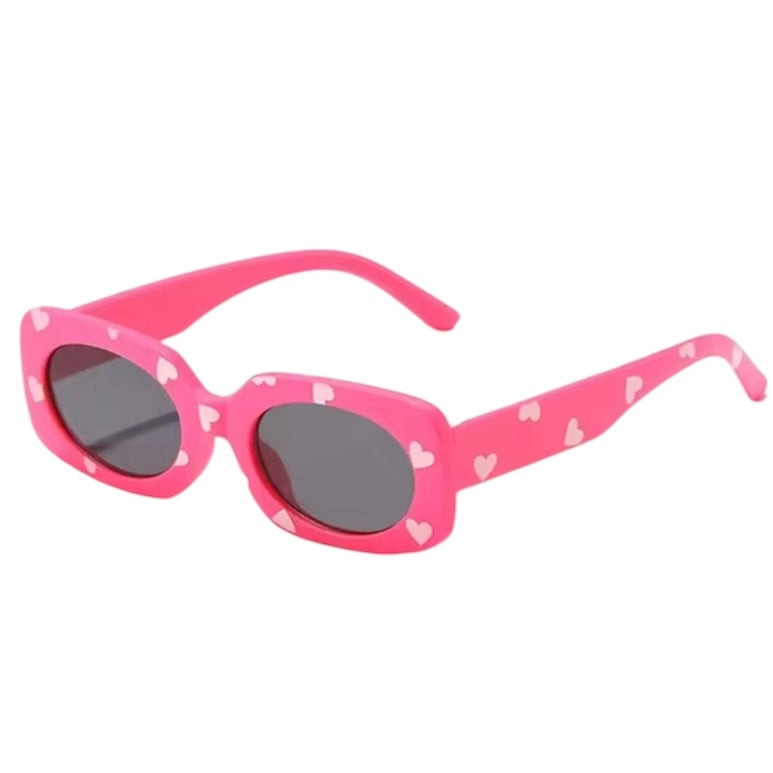 Kids Heart Print Sunglasses – Pink available at 1love2hugs3kisses ibiza