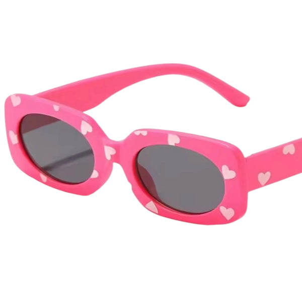 Kids Heart Print Sunglasses – Pink available at 1love2hugs3kisses ibiza