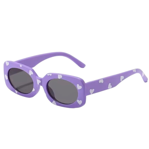 Kids Heart Print Sunglasses – Purple available at 1love2hugs3kisses ibiza