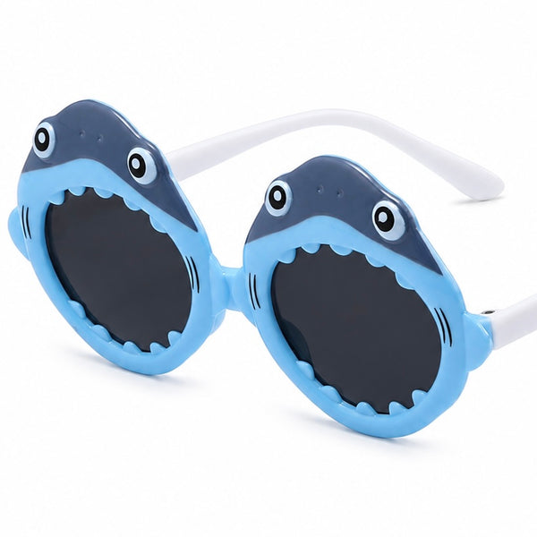 Kids Shark Sunglasses – Blue Available at 1love2hugs3kisses Ibiza