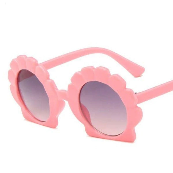 Kids Shell Sunglasses - Flamingo Pink available at 1love2hugs3kisses ibiza