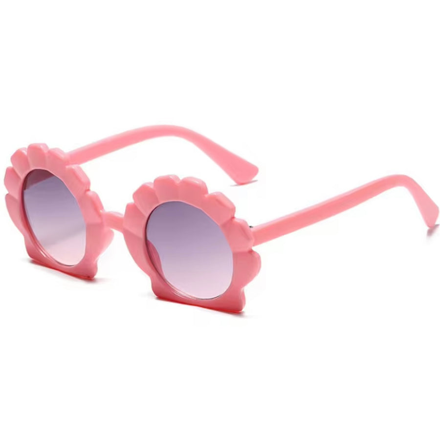 Kids Shell Sunglasses - Flamingo Pink available at 1love2hugs3kisses ibiza