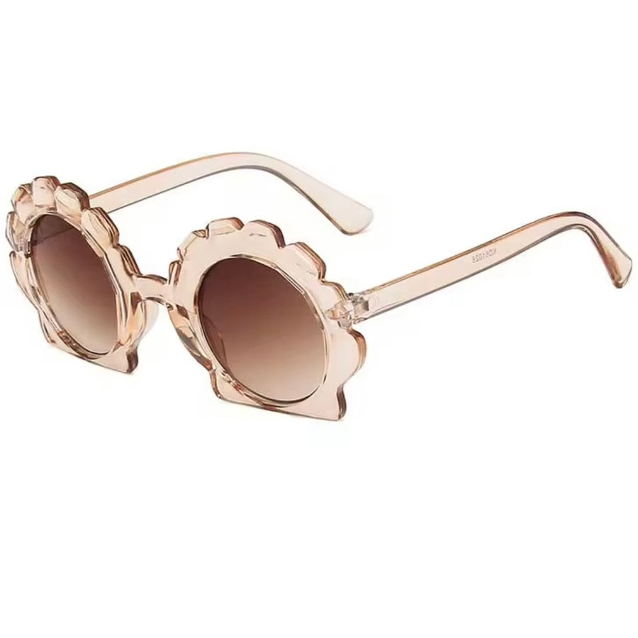 Kids Shell Sunglasses - Transparant Beige available at 1love2hugs3kisses ibiza