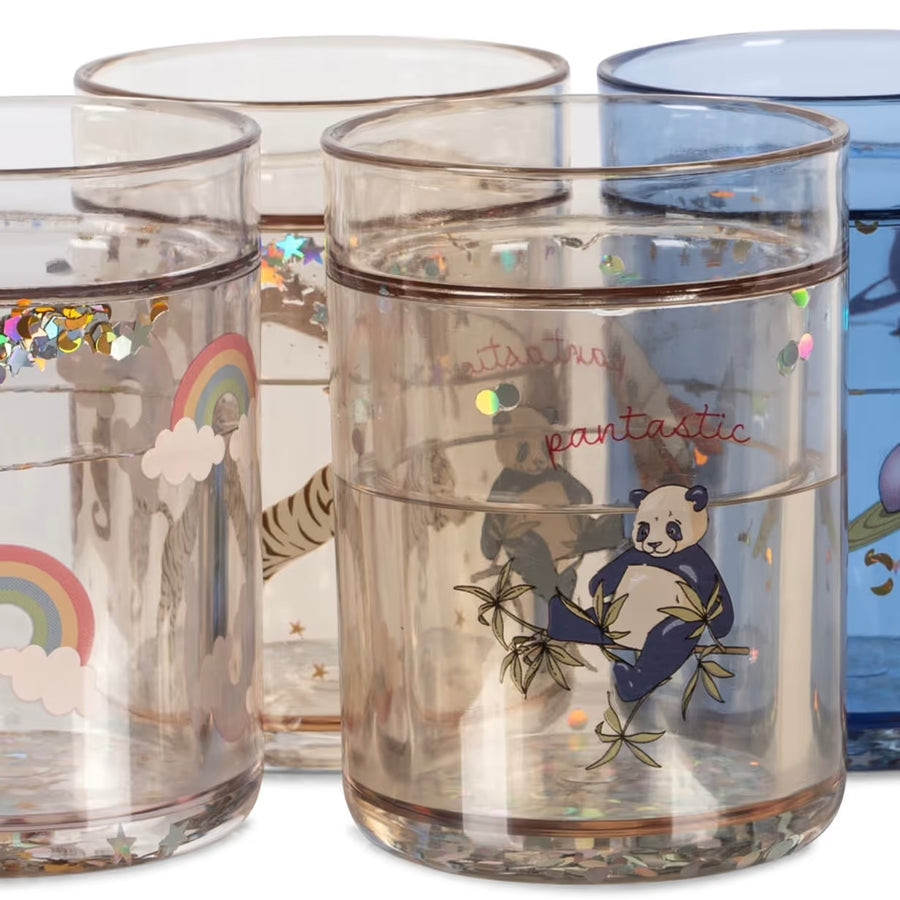 Konges Sløjd 4 Pack Glitter Cups - Multi available at 1love2hugs3kisses ibiza