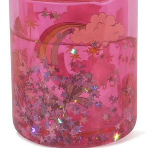 Konges Slojd 4 Pack Glitter Cups Pink Mix – reusable kids drinking cups from 1Love 2Hugs 3Kisses Ibiza