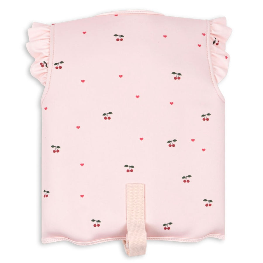 Konges Sløjd Avery Swim Vest - Cherry Coeur Rose Available at 1love2hugs3kisses Ibiza 